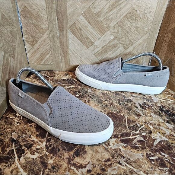 Keds women's low slip-on gray shoes size 10. 412 - Picture 1 of 11